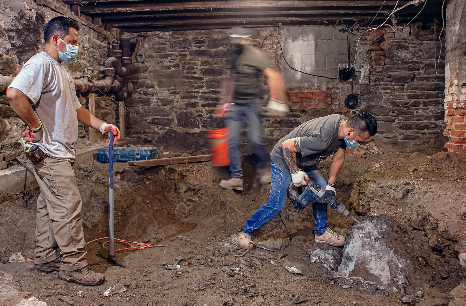 Conversion of an Unfinished Basement, NYC 10065